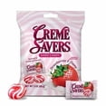 thumbnail image 5 of Cream Savers Strawberry & Cream and Orange & Cream, 6.25 Ounce Bag Pack of 2, Individually Wrapped Hard Candy, Orange Candy, Strawberry Candy, The Hampton Candy Company, 5 of 7