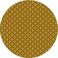 thumbnail image 1 of Ahgly Company Machine Washable Indoor Round Transitional Mahogany Brown Area Rugs, 3' Round, 1 of 7