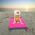 thumbnail image 5 of Beach Blanket Sandproof, Waterproof Portable Picnic Mat, Travel Camping Hiking, Lightweight Beach Essentials Family Water Resistant Mat Nylon, 55"x78.7", 5 of 6