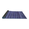 thumbnail image 2 of Ahgly Company Indoor Rectangle Abstract Blue Modern Area Rugs, 2' x 4', 2 of 4