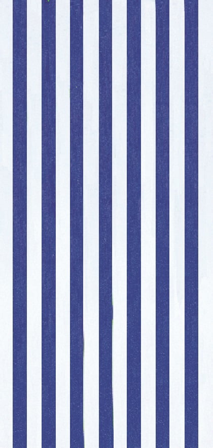 Dohler Cabana Stripes Dark Blue (Cobalt) Color Velour Brazilian Beach Towel 30x60 inches