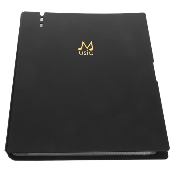 OUNONA Choir Sheet Music Folder with Plastic Sleeves Assorted Colors for Easy Music Organization