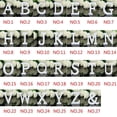 thumbnail image 3 of Jumpingount ¡Oferta! Letras de blancas de 8CM, alfabeto inglés, diseño de nombre personalizado, bricolaje, arte artesanal, corazón de pie, Type3 NO3, 3 of 6