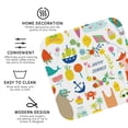 thumbnail image 4 of Kll Square Drink Coasters Set Of 4,Pu Leather Absorbent Coasters Set Decorative Coffee Cup Coasters Housewarming Gift For Home Decor-Summer Animal, 4 of 9