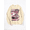 Apricot, variant on Men's Long Sleeve Crewneck Sweatshirt Pink Racing Car "Speed 97" Print - 3 Colors (S-XXL)
