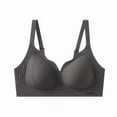 thumbnail image 5 of Lixiuxyad Women's Front Closure Floral Lace Bra Comfortable Support Underwire T Shirt Bralette Soft Wireless Everyday Wear,Bras for Women Gray 44, 5 of 5
