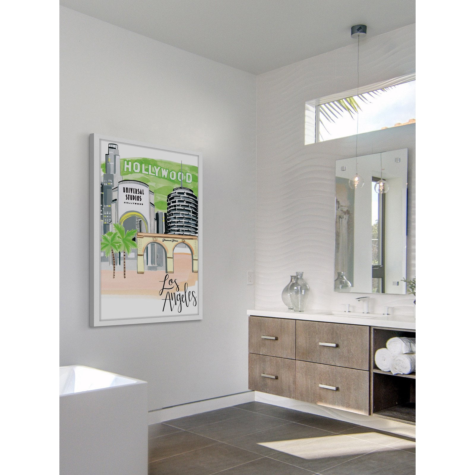 Marmont Hill "City" by Molly Rosner Framed Painting Print