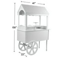 thumbnail image 3 of ZETY Candy Cart with Cake Stand & Wheels for Parties, Birthdays & Weddings – 68"H x 47"L x 22"W, 3 of 6