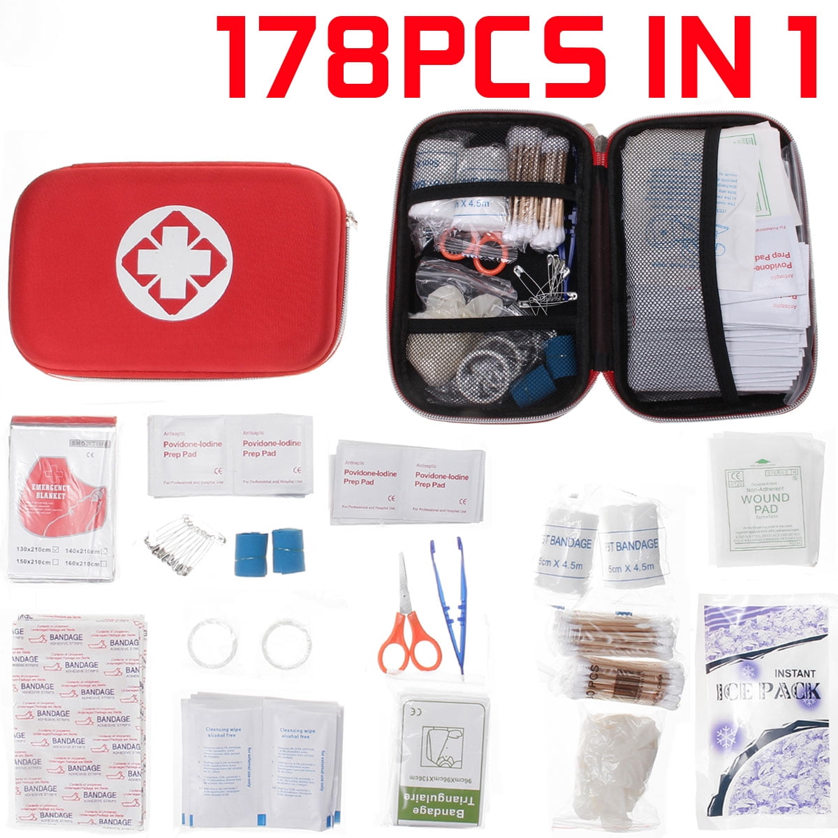 Multifunctional Handy First Aid Kit Portable Survival Firstaid Packet