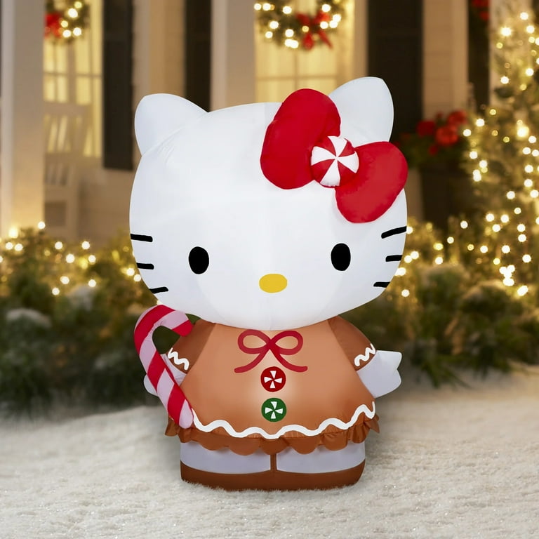 New Christmas Inflatables Yard Decoration Hello Kitty in