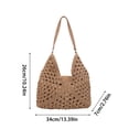 thumbnail image 3 of CAIXIA Women Handwoven Summer Beach Crossbody Purse Lightweight Casual Shoulder Clutch Handbag, 3 of 6