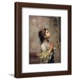 thumbnail image 1 of Praying Girl, Italian Painting of 19th Century, Figurative Religion Framed Art Print Wall Art by Roberto Ferruzzi, 1 of 5