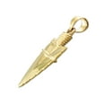 thumbnail image 4 of 14K Gold 3D Native American Arrowhead Pendant, 4 of 5