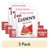 (3 pack) Luden's Sore Throat Drops, for Minor Sore Throat Relief, Watermelon Throat Remedy, 90 Ct
