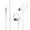 White, variant on ruhuadgb 3.5mm Sport Earhook Earphone Running Headphone HiFi Stereo Bass Headset with Mic