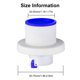 thumbnail image 3 of Kitchen Sink Sewer Pipe Sealing Cover not Odor Floor Drain Plugs Drainages Pipe Connector for Bathroom Essential, 3 of 5
