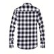 thumbnail image 3 of pstuiky camisa de manga larga para hombre, Camisa tipo cárdigan de manga larga con solapa y botones con estampado a cuadros informal para hombre. camisetas de hombre l, 3 of 3