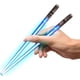 thumbnail image 4 of Lightsaber Chopsticks Light Up - Led Glowing Light Saber Star Wars Chop Sticks - Reusable Sushi Lightup Sabers Chopstick Set Of 1 Blue Pair, 4 of 5