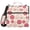 Heart on Circle, variant on 3 Ring Zipper Binder with Shoulder Strap Waterproof Trapper Keeper 2 Inch D-Ring 500 Sheets Capacity Heart on Circle