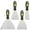 As Shown, variant on Aloha 4 Pcs Stainless Steel Drywall Taping Knives Putty Set Wall Scraper with Flexible Steel and Comfortable and Anti-slip Handle 1.5 Inch 3 Inch 4 Inch 6 Inch