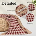 thumbnail image 3 of Country Star Farm Body Pillow Covers 20"x54", Farmhouse Plaid Texas Vintage Fruit Soft Brushed Microfiber Breathable Throw Pillow Covers, Pillowcase with Zipper for Couch Sofa Bedroom Living Room, 3 of 9