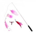 thumbnail image 1 of Kitty Three-section Telescopic Funny Cat Stick Toy 5 Replacement Head Set Orange, 1 of 6