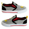 thumbnail image 4 of Disney Mickey Mouse Toddler Boys' Slip-on Flat Heel Canvas Sneakers, 4 of 6