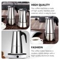 thumbnail image 4 of Kitchen Stainless Steel Coffee Pot Coffee Utensils Rapid Stovetop Coffee Brewer, 4 of 6