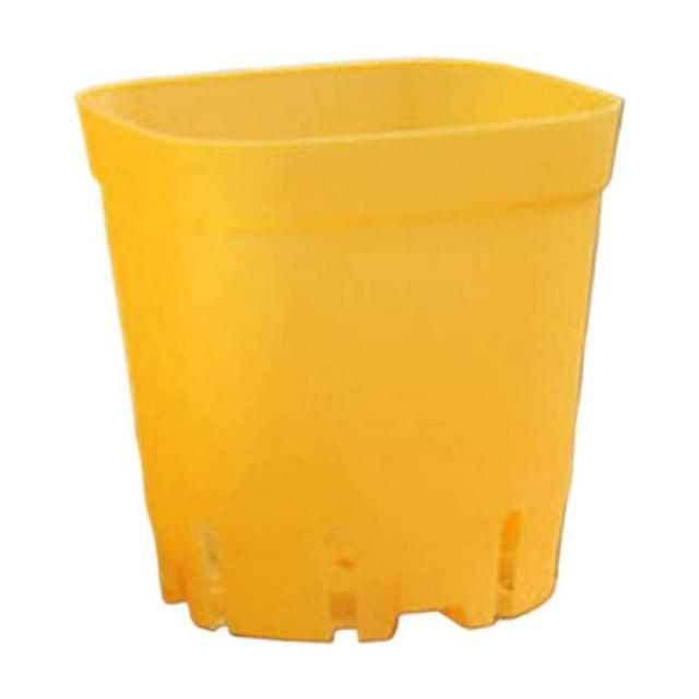 Flowerpots with Dish Ceramic, 10 Pack 2.55Inch Multi Color Square Plastic Plant Pots Seedling Nursery Transplanting Planter Container Indoor Outdoor for Your Room Garden, Flower Pots