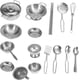 thumbnail image 1 of Kitchens Accessories Toys Stainless Steel Cookware Cooking Utensils Pan Toys Set Educational Gift Role Play for Children, 1 of 5