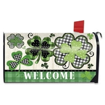 Briarwood Lane Patterned Shamrocks Oversized Mailbox Cover