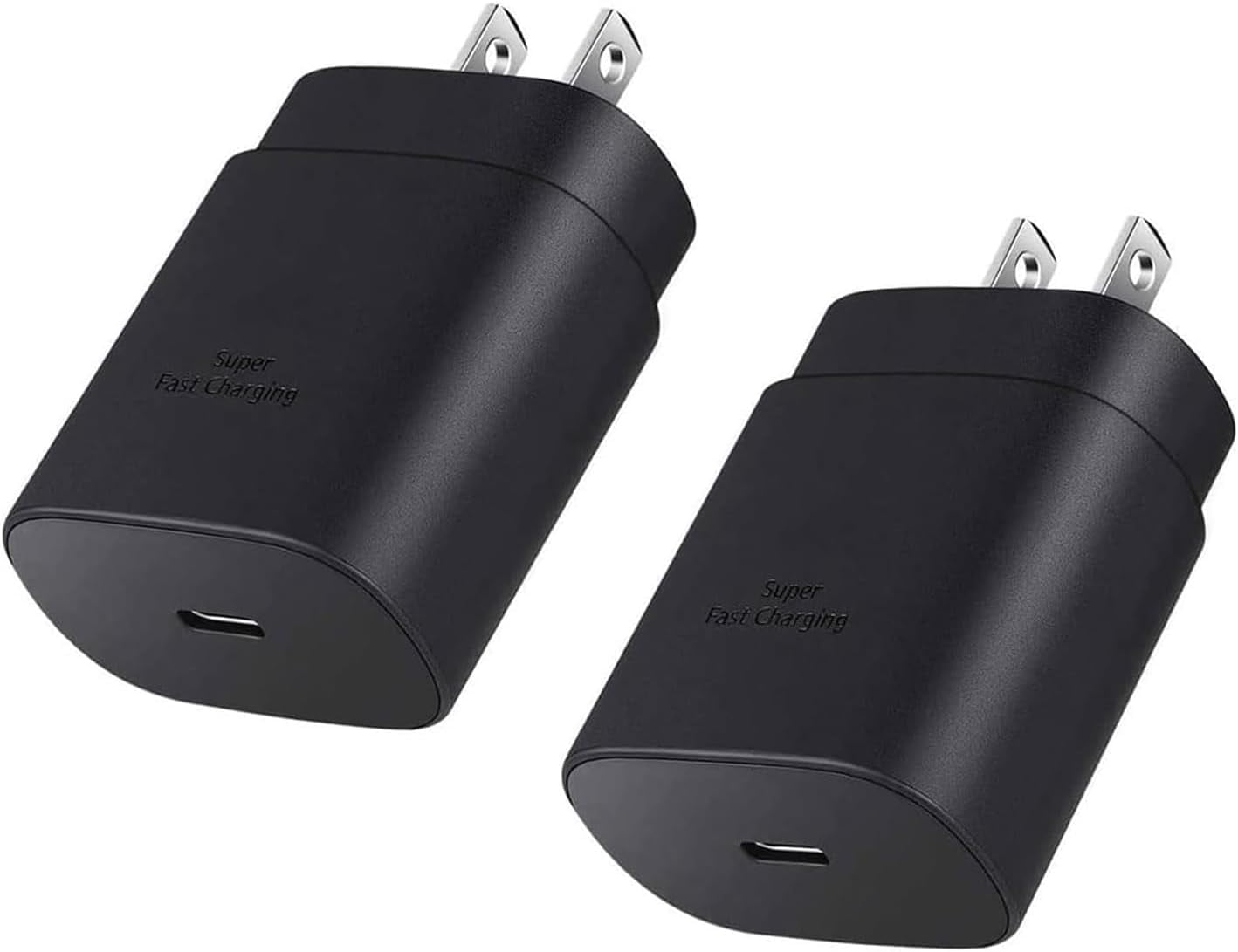RGHJAR-USB C Charger Block, 25W USBC Super Fast Charging Adapter for Samsung Galaxy S25 S24 Ultra S23 S22 S21 S20 Note20 / iPhone 17 16 15 14 13 Pro Max, Type C Wall Charger Plug, 2 Pack