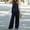 1# Navy lightning deals of today, variant on Dyegold 2 Piece Outfits For Women Casual Summer Crossover Halter Neck Sleeveless Tank Tops Loose Wide Leg Pants Palazzo Sets