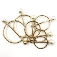 thumbnail image 1 of IDEANATEGRATE 10Ud Clips Dorados Para Esquinas De Ropa Para Decorar Camisetas Y Pañuelos Con Estilo, 1 of 8