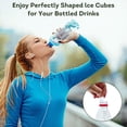 thumbnail image 6 of Lily's Home Silicone Ice Cube Tray with Lid Set of 2, BPA-Free, Ideal for Water Bottles & Sports Bottles, Flexible & Stackable Design for Quick Release, Ice Cube Trays for Freezer(11.81"*4.72"*0.95"), 6 of 6