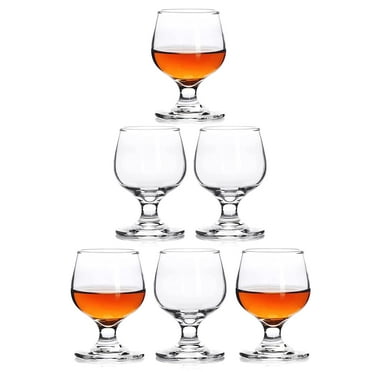 Shot Glasses, 3.5oz Shot Glass Set of 6/Clear Shot Glasses/Cute Shot Glasses/Perfect for Tasting Brandy/Glass Snifters