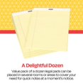 thumbnail image 4 of Legal Pads School Smart 27430, 21,6 cm x 29,8 cm, paquete de 12, 4 of 9