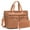 Brown, variant on 2-Piece Set Large Women's Canvas Tote Bags – Laptop-Friendly Work Totes with Crossbody & Shoulder Straps | Perfect for Travel, Gym Sessions & Daily Use