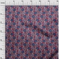 thumbnail image 2 of oneOone Cotton Cambric Fabric Leaves & Floral Block Decor Fabric Printed BTY 56 Inch Wide, 2 of 5