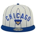 thumbnail image 2 of Men's New Era White Chicago Cubs Jersey Pinstripe 9FIFTY Snapback Hat, 2 of 6
