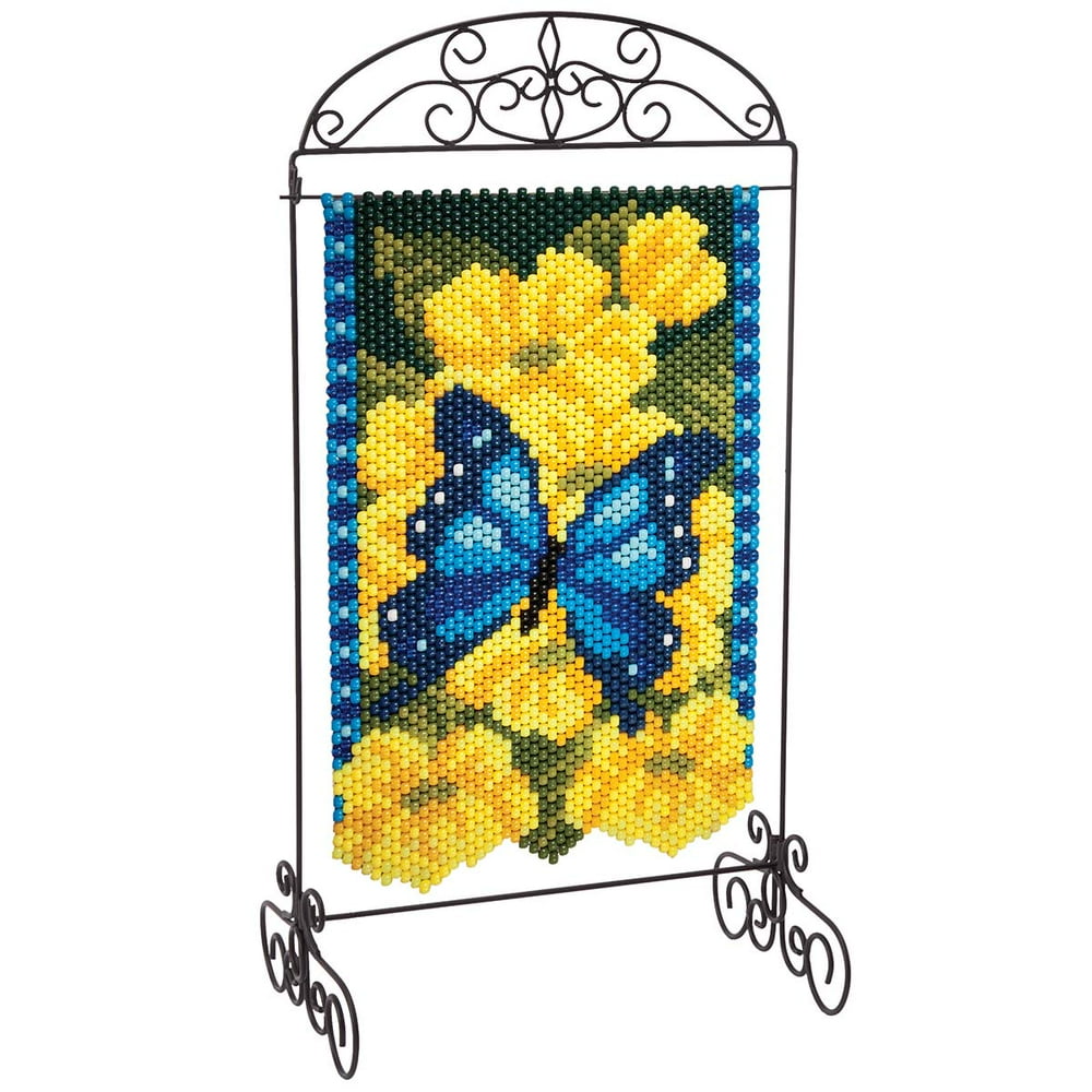 Herrschners® Royal Butterfly Beaded Banner Kit