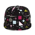 thumbnail image 2 of Balery Baseball Cap Flat Bill Hats for Men Adjustable Size for Running Workouts and Outdoor Activities All Seasons Dad Hat(Colorful Geometry ), 2 of 9