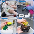 thumbnail image 5 of Moqsnm Kitchen Cleaning Sponges,10 Pack Non-Scratch for Dish, Heavy Duty Scrub Sponges, 5 of 8