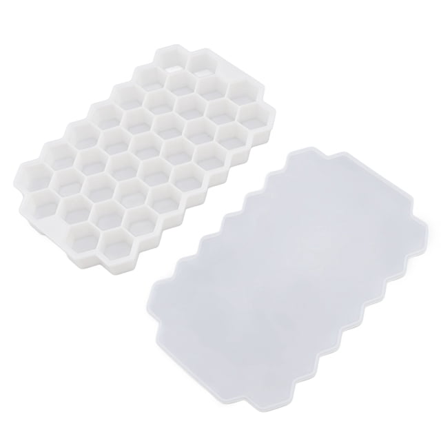 Molde para cubitos de hielo, 37 rejillas, molde para hielo, molde para hielo, fabricante de cubitos de hielo, diseño a prueba de futuro