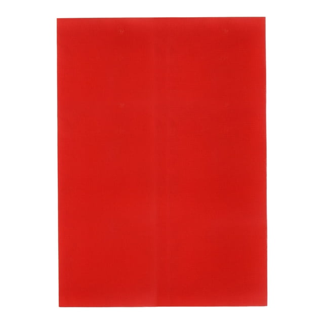 Unique Bargains Tissu pour Point de Croix, 14 Unités, Tissu de Broderie 20 par 28 Pouces, Rouge