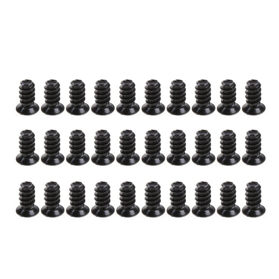 30 Pcs Radiator Screw PC for Case Cooling Cooler Computer Cooling Flat for Head Tapping Screw Set for Case Fan Screws