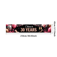 thumbnail image 6 of LUUFILx Cheers to 30 Years Anniversary Backdrop Banner with Balloons and Stars Party Decorations Event Props Celebration Background Milestone Festive Decor, 6 of 8