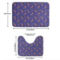 thumbnail image 3 of Yiaed Labrador Retriever Dog Print Bathroom Mat Set 2 Pieces Mat Anti-Skid Pad Ultra Soft and Absorbent Bathroom Bath Mat Contour Bath Rugs for Toilet Base, 3 of 6
