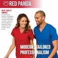 thumbnail image 3 of Maevn Red Panda Women's Curved Mock Wrap Scrub Top, 3 of 3
