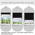 thumbnail image 3 of Blackout Blind Magnetic Window Cover,No Drill, Cut Any Size/Shape,Portable Black Out Shades Curtains for Nursery Bedroom, Rv, Media Room, 1 Panel, 3 of 6